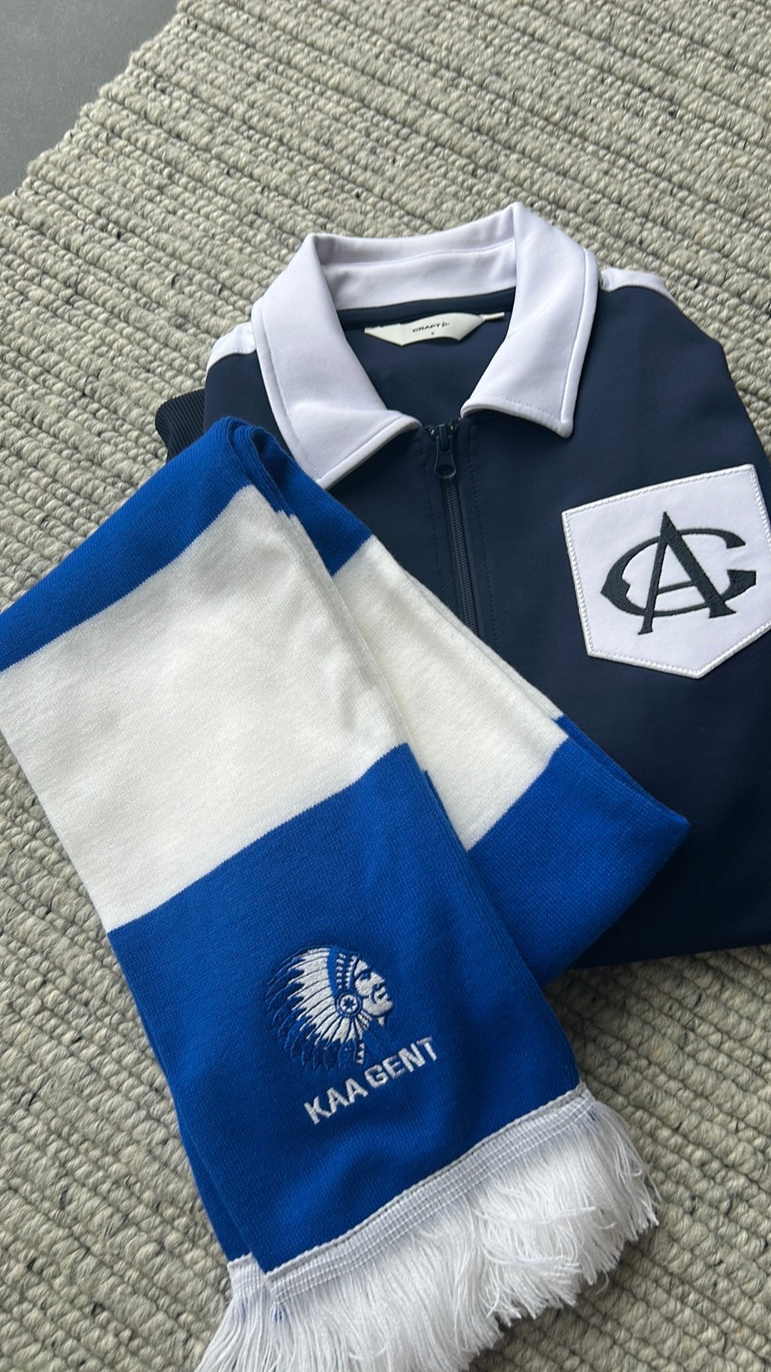 KAA Gent sjaal + Retro Jacket 125 jaar, Maat S, Ophalen of Verzenden, Nieuw, Shirt