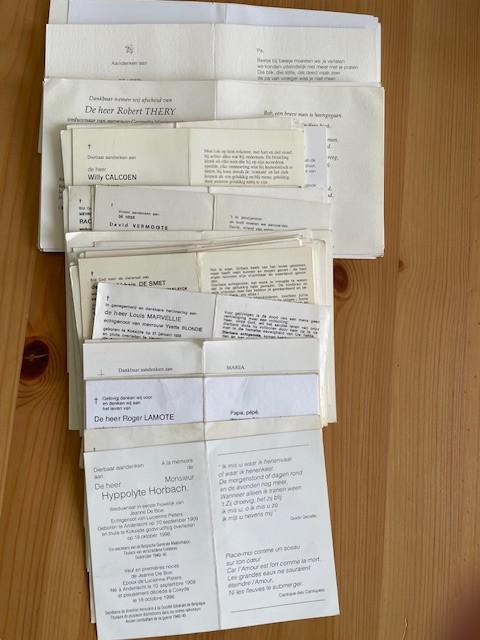 Bidprentjes : Koksijde-Wulpen-Oostduinkerke, Verzenden