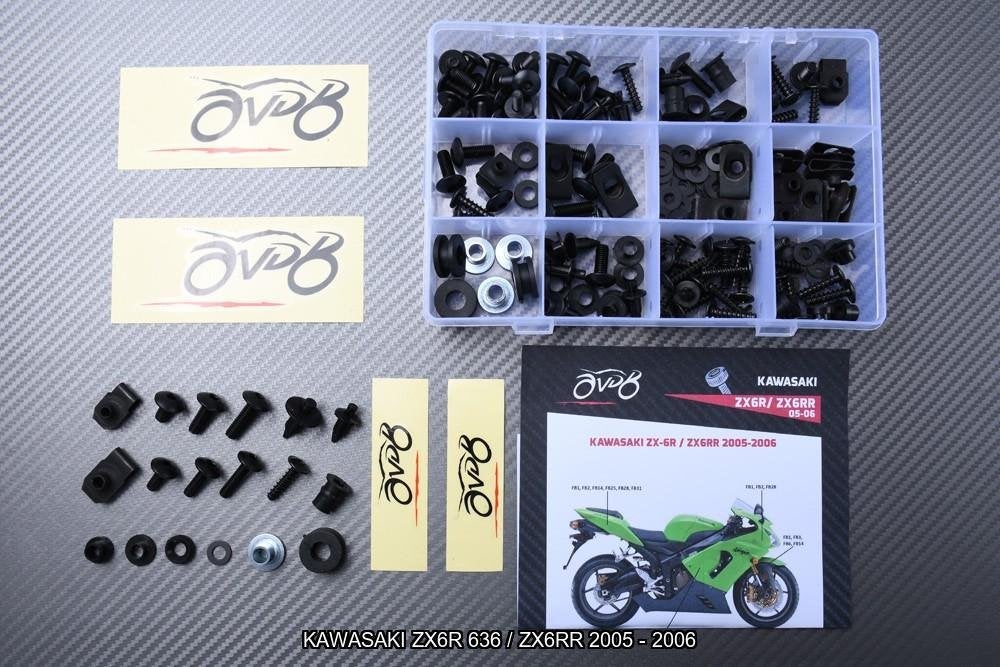 Kuip bouten set voor KAWASAKI ZX6R / ZX6RR 2005 2006, Motoren, Ophalen of Verzenden, Nieuw