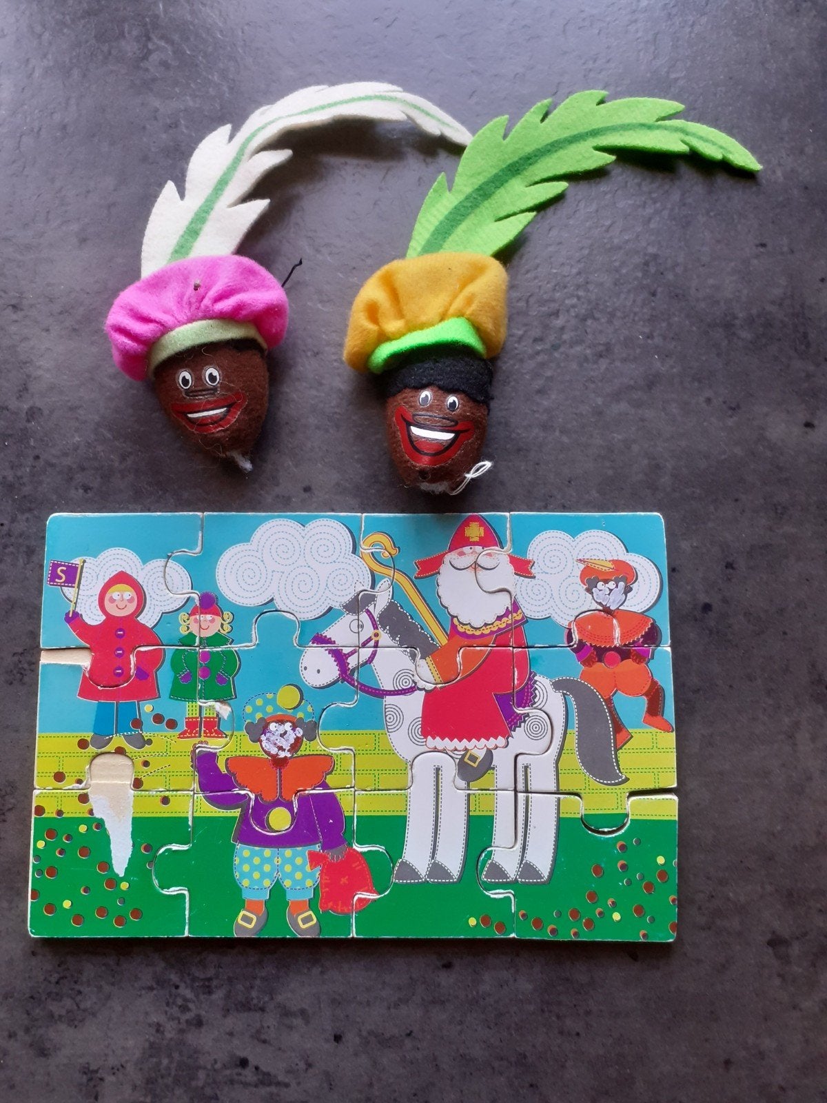 Sint en Pietjes puzzel, Enlèvement ou Envoi