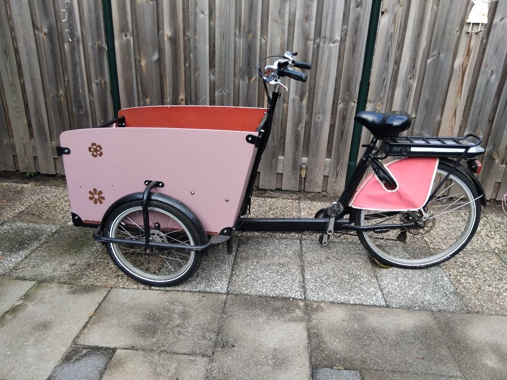 Bakfiets  electrische, Fietsen en Brommers, 4 kinderen of meer, Gebruikt, Elektrisch, Ophalen