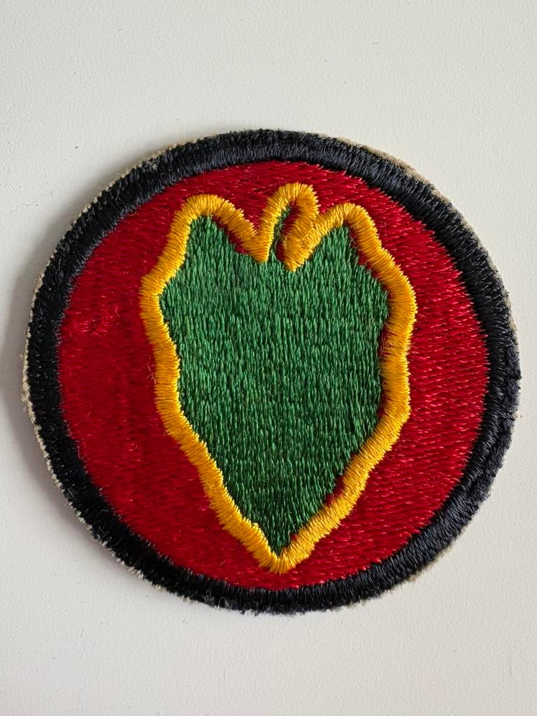 WW2 US Army 24th Infantry Division Patch, Collections, Enlèvement ou Envoi