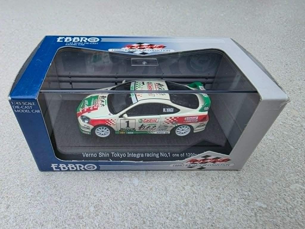 1/43 Honda Integra Type-R Castrol * NIEUWSTAAT *, Ophalen of Verzenden, Zo goed als nieuw, Auto, Overige merken
