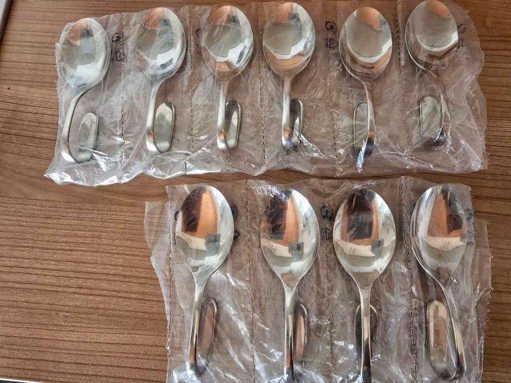 Set van 10 dessertlepels / aperitieflepels, Huis en Inrichting, Keuken | Servies, Ophalen