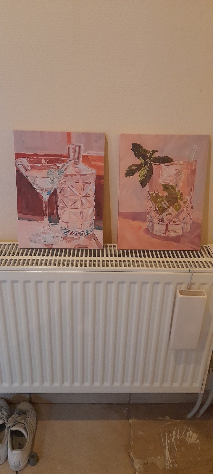2 canvas kaders, Ophalen