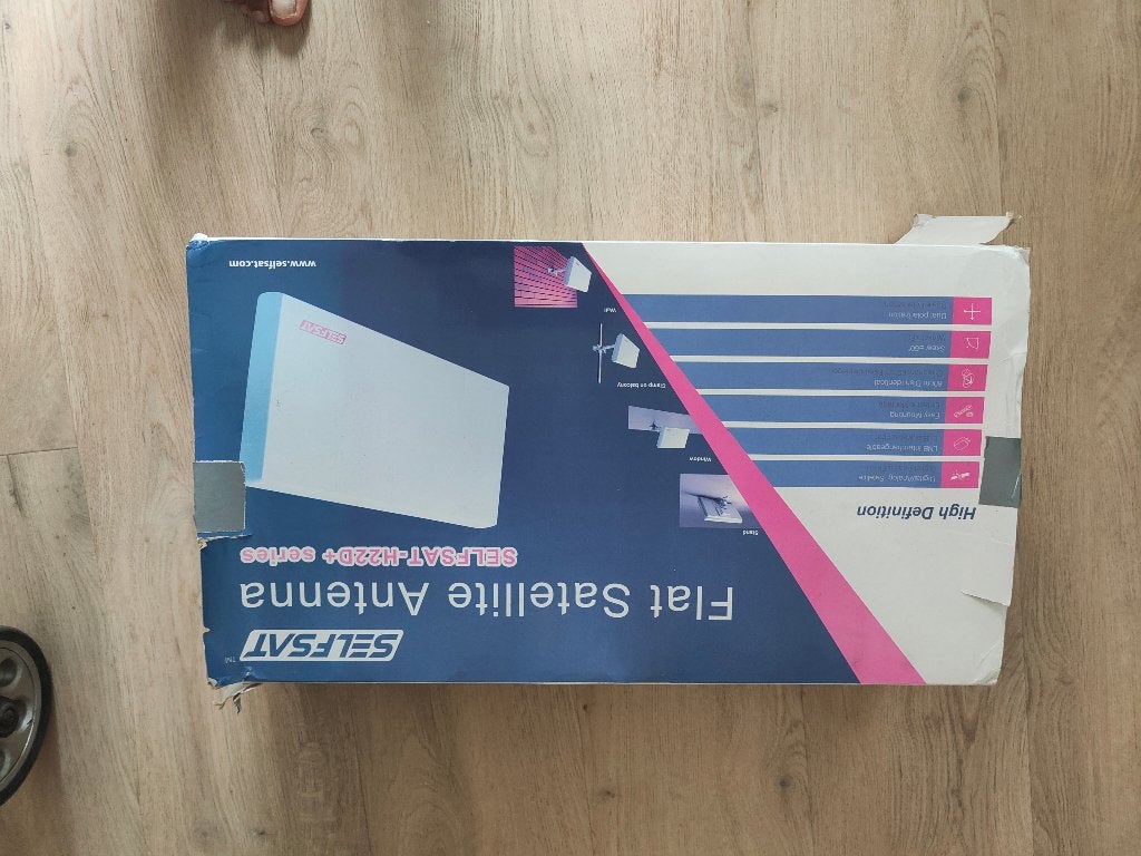 Antenne satellite flat, TV, Hi-fi & Vidéo, Enlèvement, Utilisé, Antenne (parabolique)