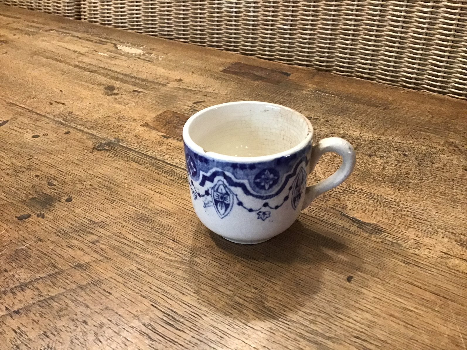 Oud kopje Boch tasje, Ophalen of Verzenden, Gebruikt