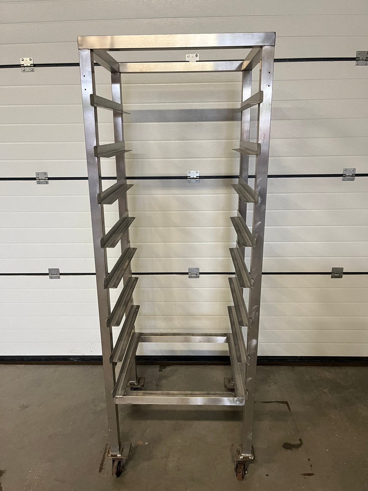 Inox plateau transportkar, Doe-het-zelf en Bouw, Transportwagens, Ophalen, Gebruikt, Transportkar