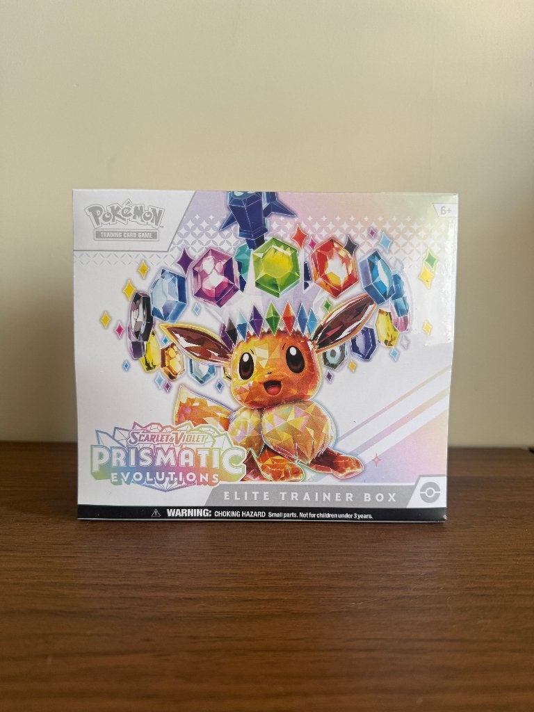 Prismatic Evolutions Elite Trainer Box - Engels, Ophalen of Verzenden, Nieuw, Overige typen, Foil