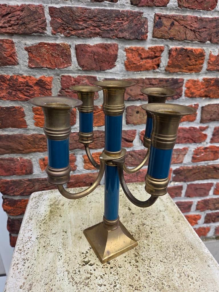 Vintage kandelaar, Antiek en Kunst, Ophalen, Koper of Brons