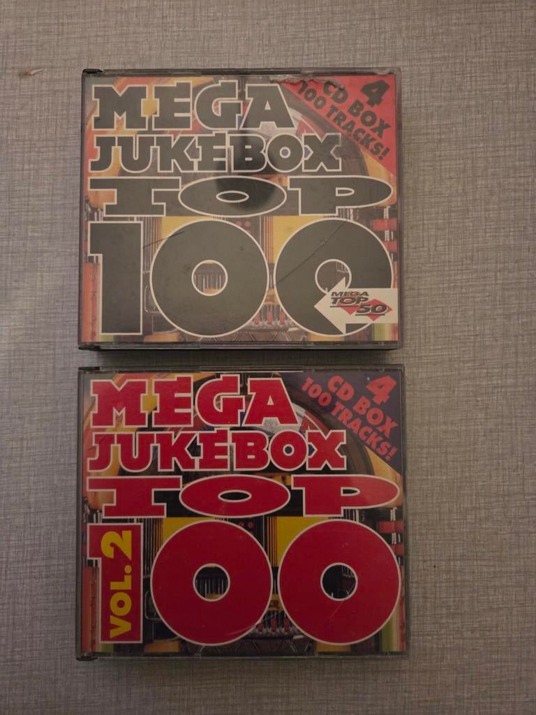 Mega Jukebox top 100 4cdbox, Ophalen of Verzenden