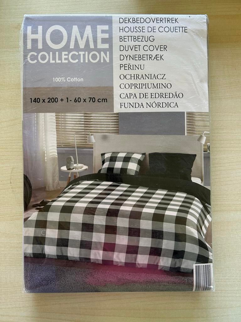 Nieuw!!! Home collection dekbedovertrek 1 persoon, Enlèvement, Neuf, Une personne, Housse de couette