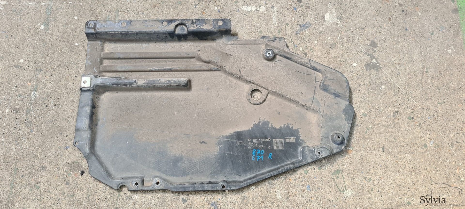 Bodemplaat onderplaat BMW X5 E70 X6 E71 E72 7158406, -, Utilisé, -, -