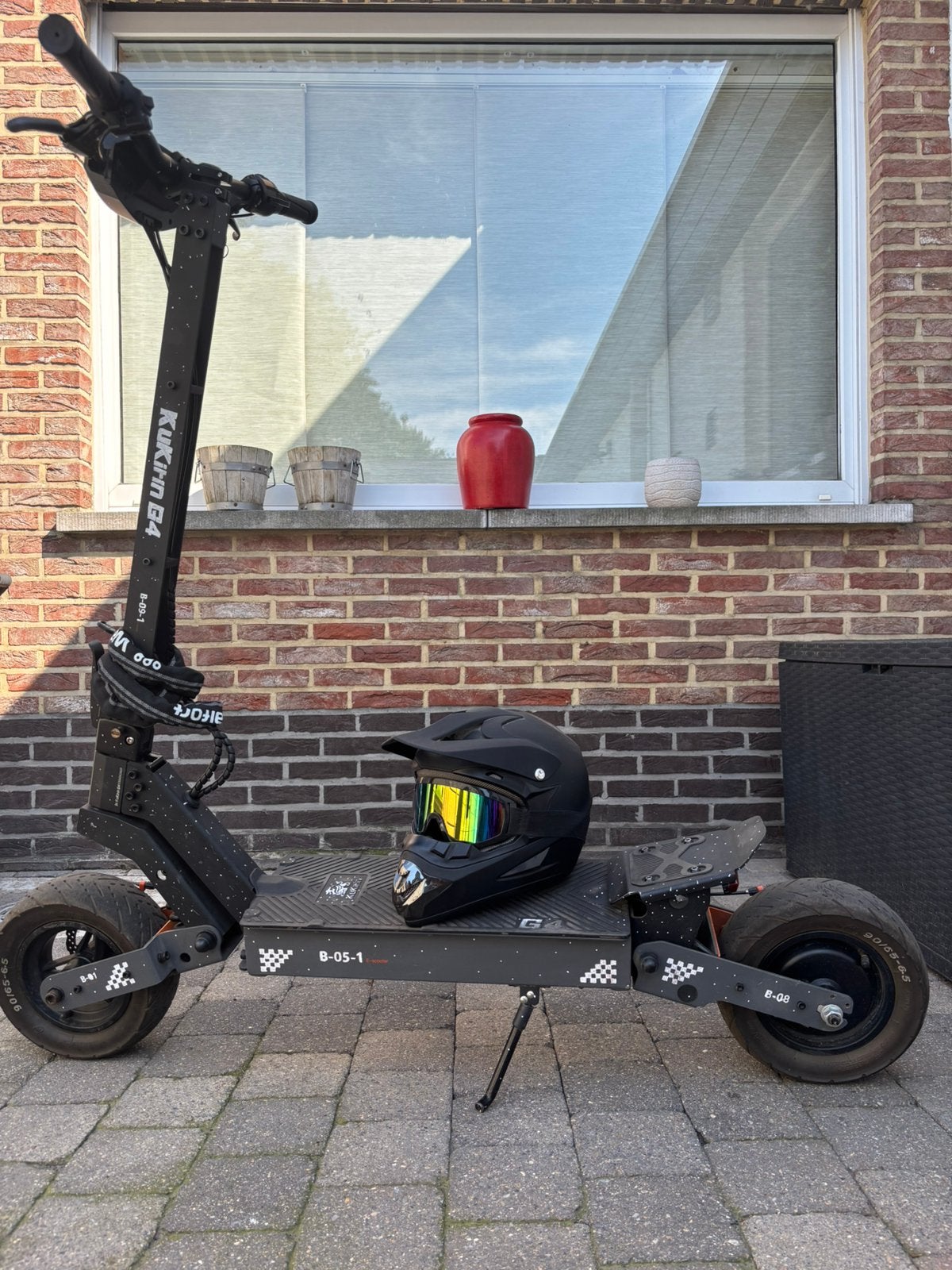 Kukirin G4 inclusief Full Face Helm, Fietsen en Brommers, Ophalen, Gebruikt, Elektrische step (E-scooter)
