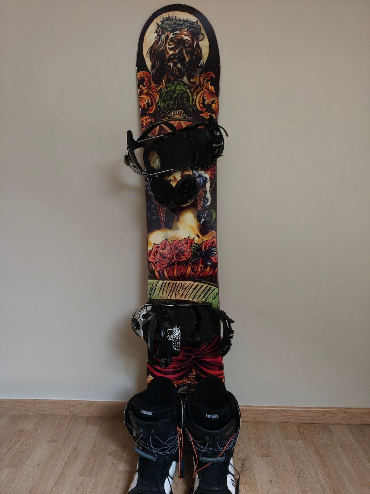 Imperium Snowboard + Bindingen & Nitro Boots, Sports & Fitness, Enlèvement, Utilisé, Planche