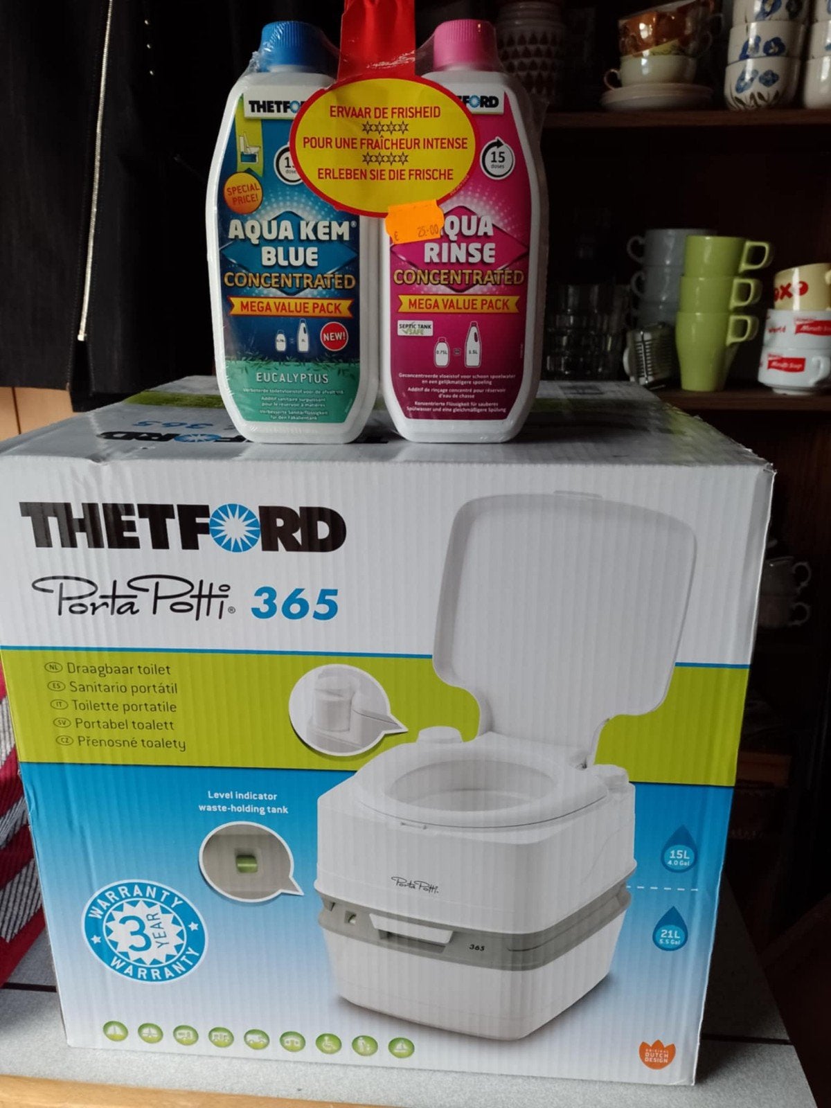 chemisch toilet + onderhoudsproducten NIEUW!!, Ophalen
