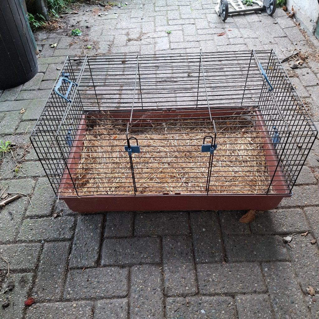 Konijnkooi, Kooi, Gebruikt, Chinchilla, 75 tot 110 cm