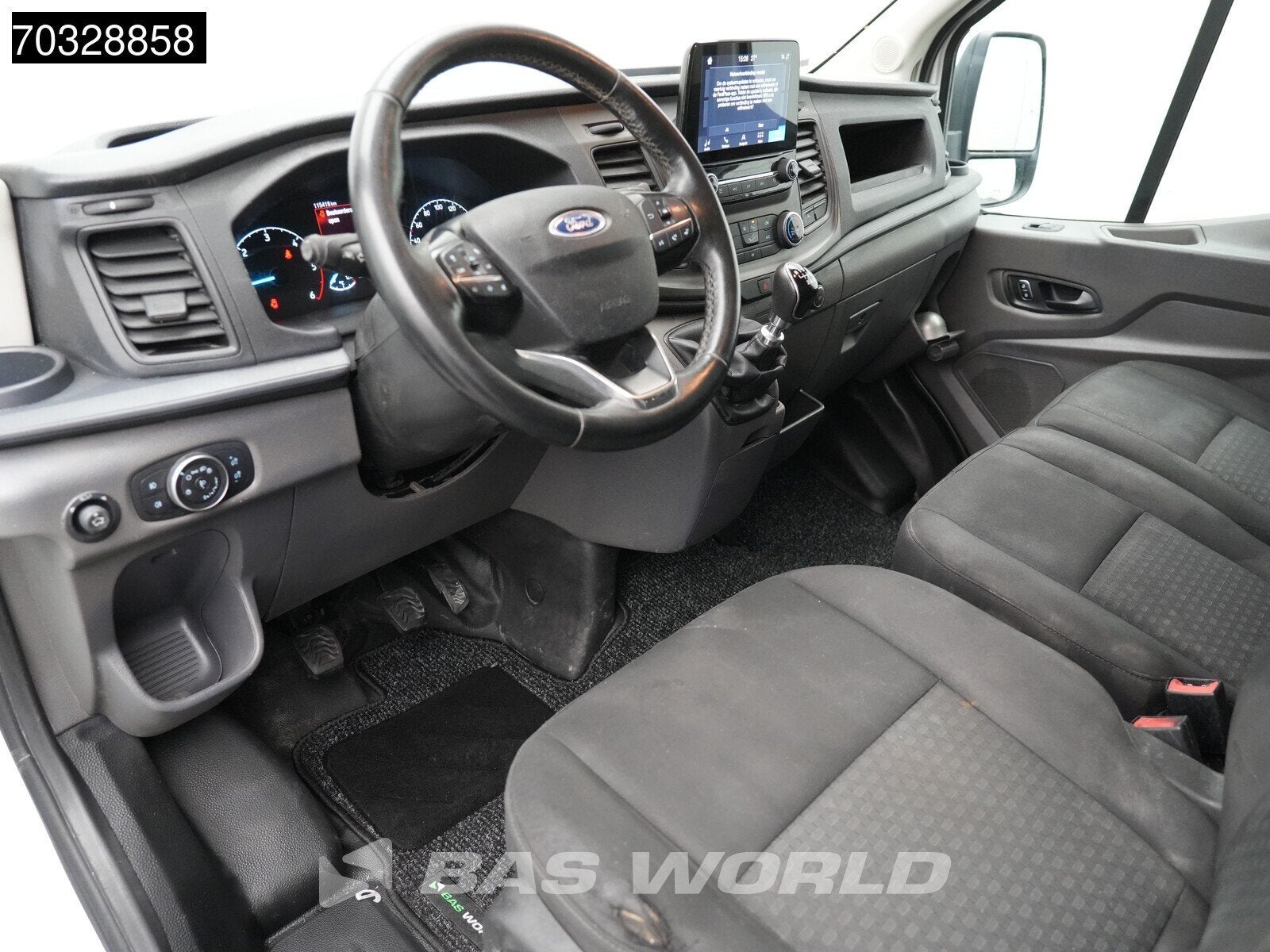 Ford Transit 130pk Hoog Dak L3H3 ACC Navi Trekhaak Airco Cam, Autos, Camionnettes & Utilitaires, Capteur de lumière, Achat, Euro 6
