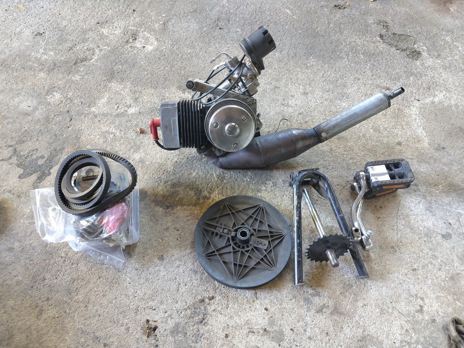 Peugeot 103 vario blok compleet, Vélos & Vélomoteurs, Enlèvement ou Envoi, Comme neuf, Bloc, Autres marques