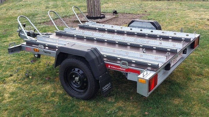 Motortrailer, motoraanhangwagen, motorremorque vr 3 motoren, Ophalen, Gebruikt