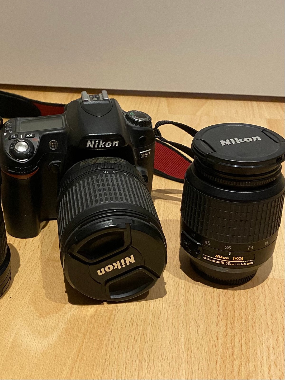 Nikon D80 DSLR set 18-135mm en 18-55mm lens, Gebruikt, Spiegelreflex, 10 megapixels, Lensdop