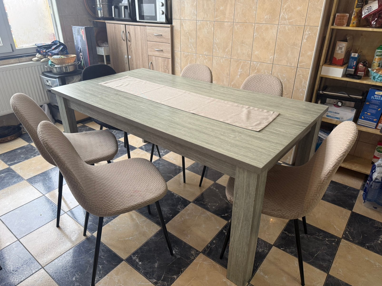 Table manger, Enlèvement, Utilisé