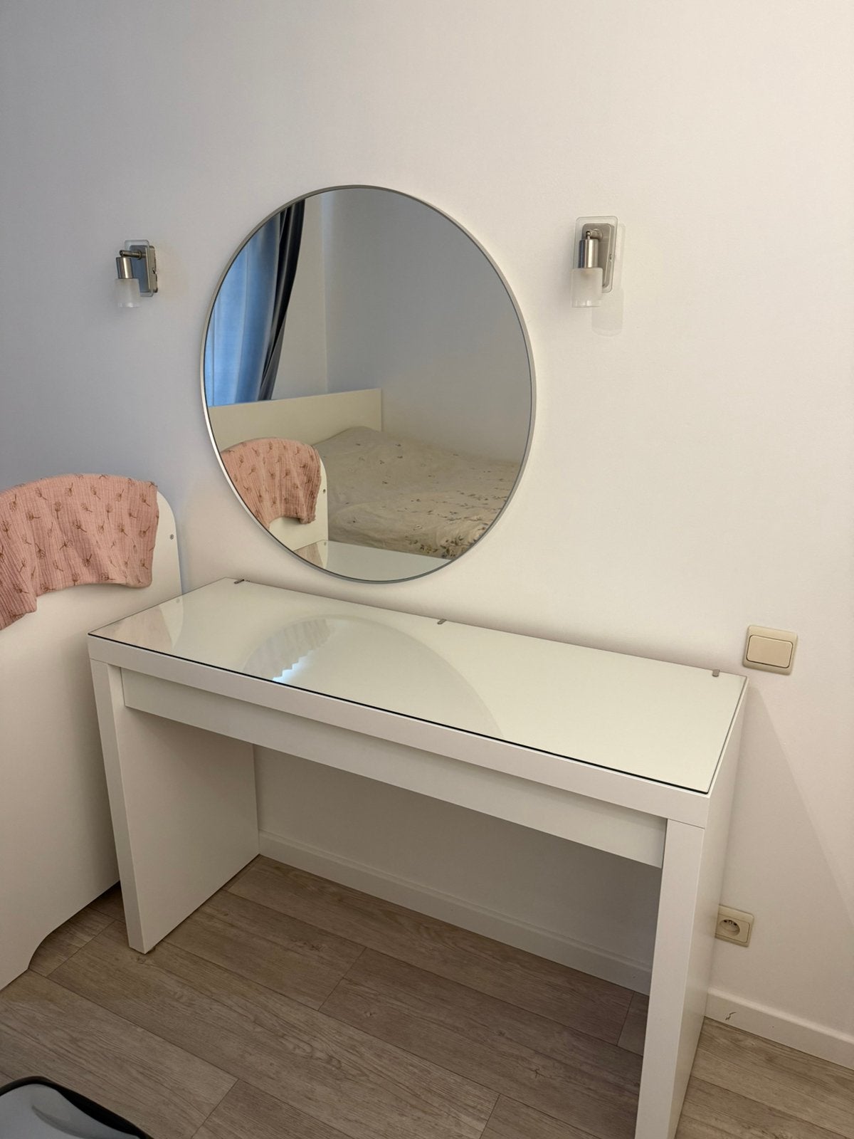 Coiffeuse et miroir IKEA, Enlèvement, Comme neuf