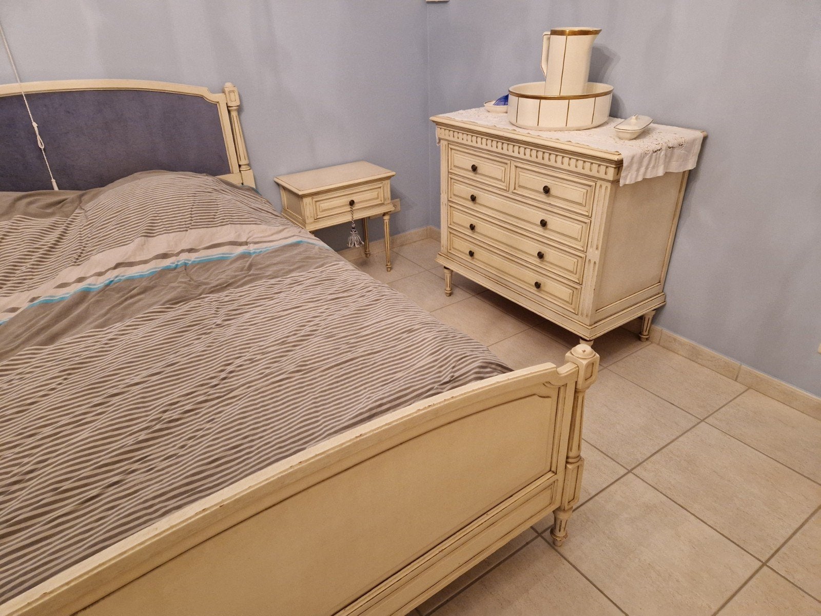 Volledige slaapkamer te koop, Antiek en Kunst, Ophalen