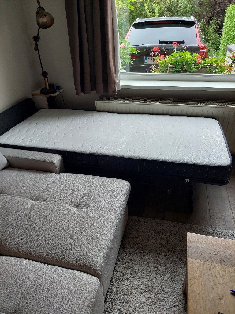 Logeerbed,plooibed, Ophalen