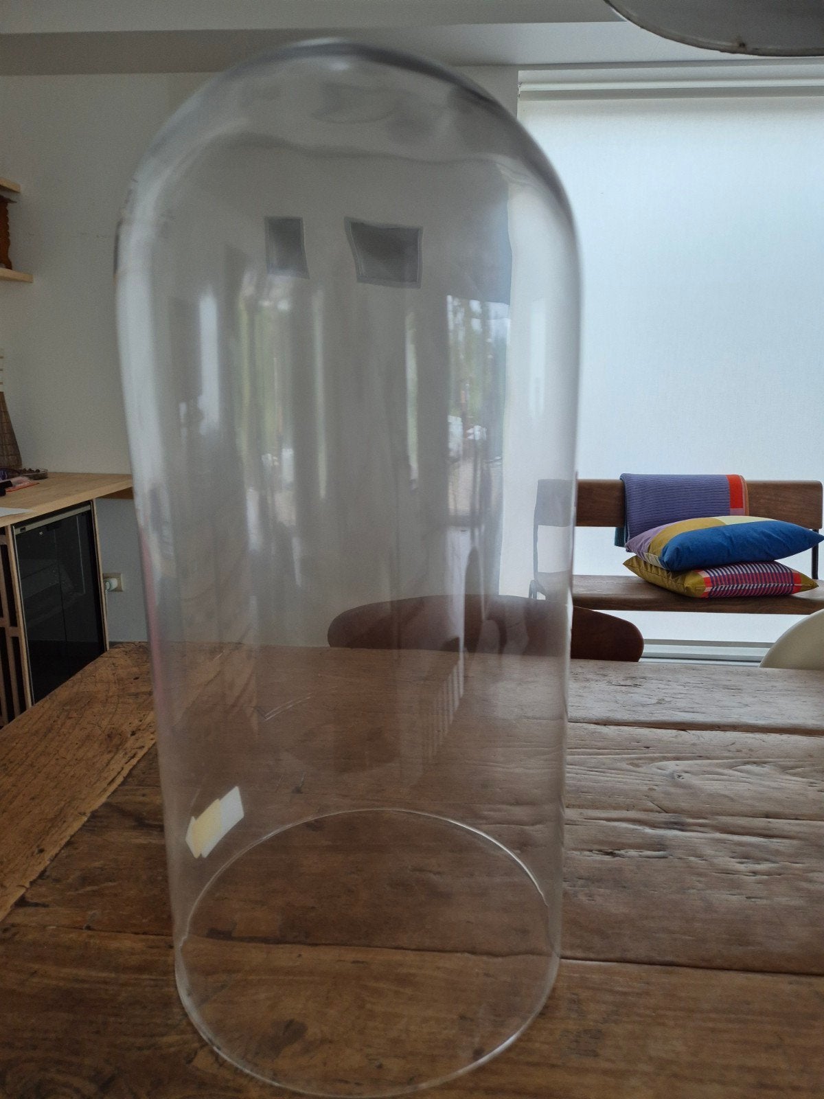 glazen stolp, Ophalen, 30 cm, Zo goed als nieuw, Handgemaakt
