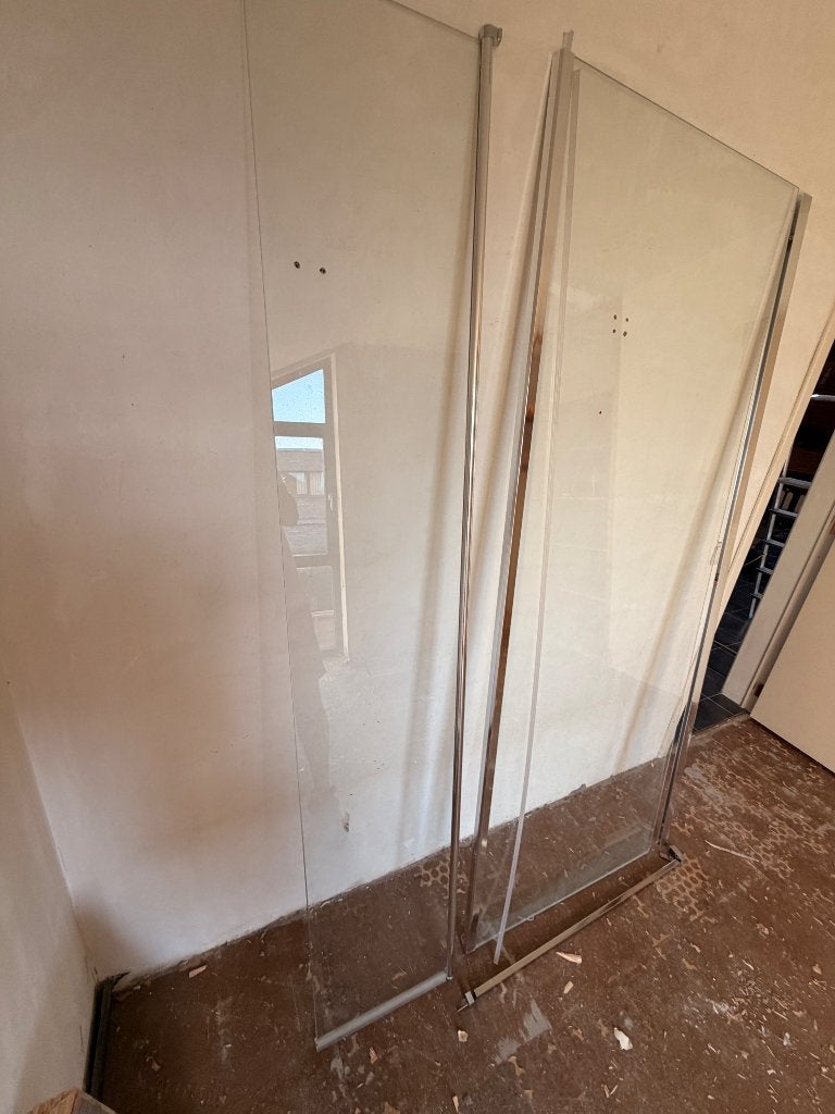 Inloopdouche glas, Ophalen, Nieuw, Glas, Douche
