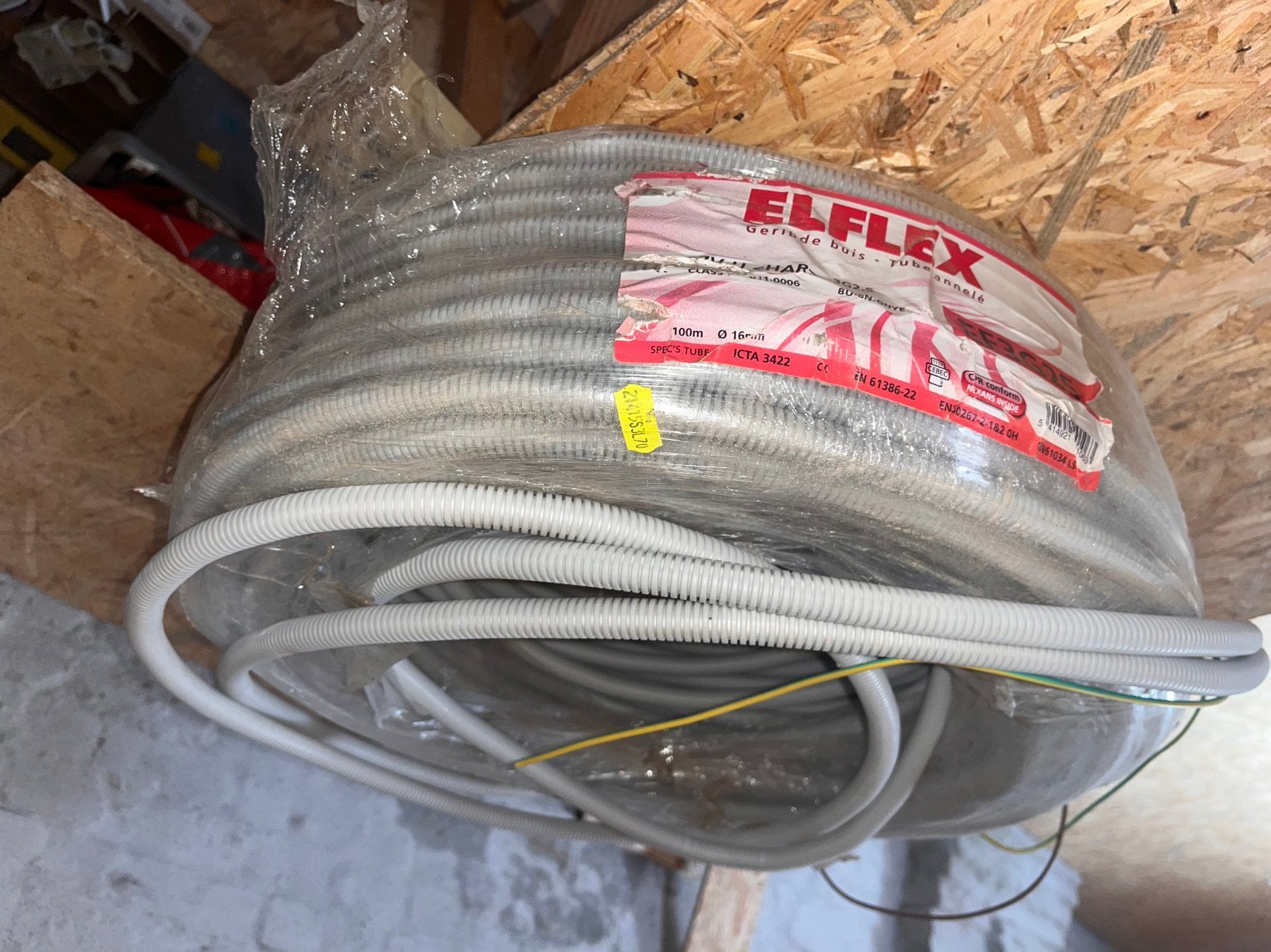 Overschotten electriciteitskabel en isolatie, Bricolage & Construction, Enlèvement, Neuf