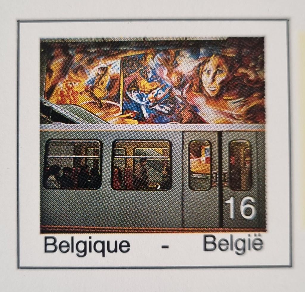 2 x Briefkaart Carte Postale Metro 1994 Somville D'Haese, Ophalen of Verzenden, 1980 tot heden, Ongelopen