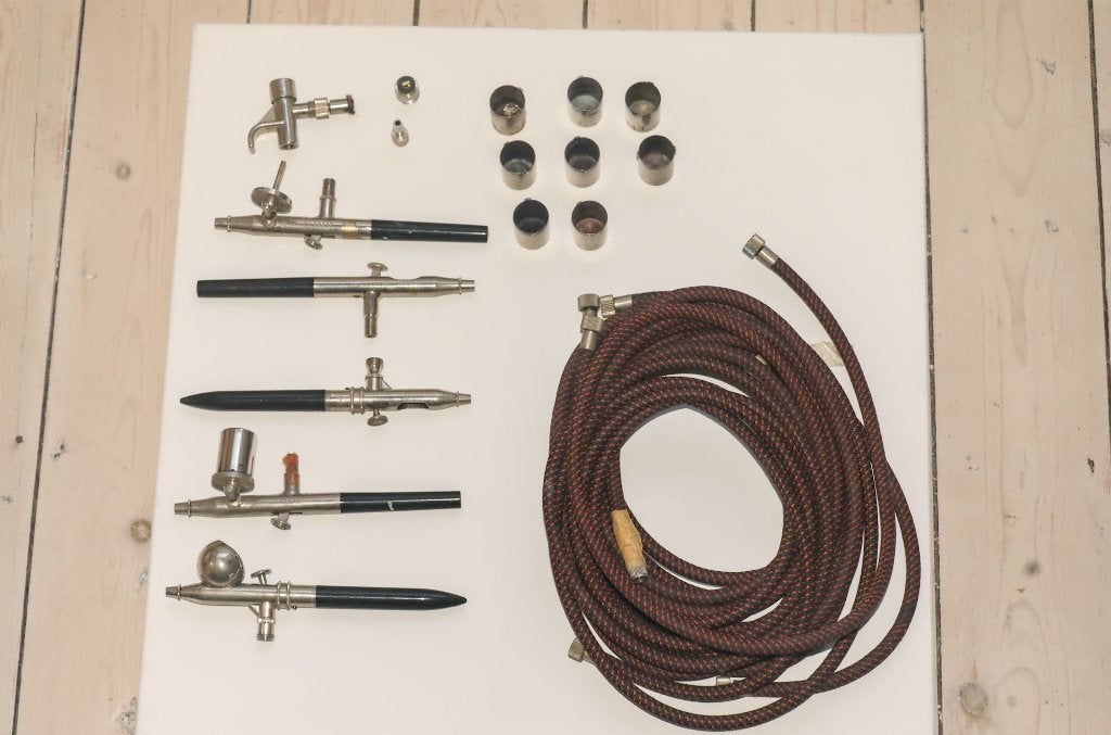 Airbrush set, Hobby en Vrije tijd, Ophalen, Gebruikt, Airbrush en Accessoires