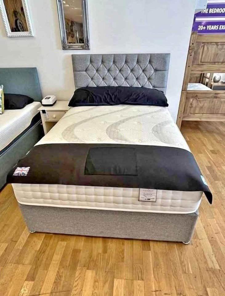 Compleet bed met matras – Snel leverbaar, Huis en Inrichting, Verzenden, Nieuw, Tweepersoons, Overige kleuren
