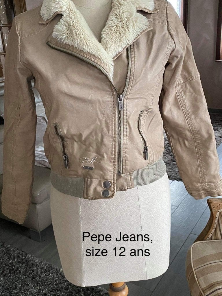 Veste en cuir Pepe jeans, Vêtements | Femmes, Enlèvement