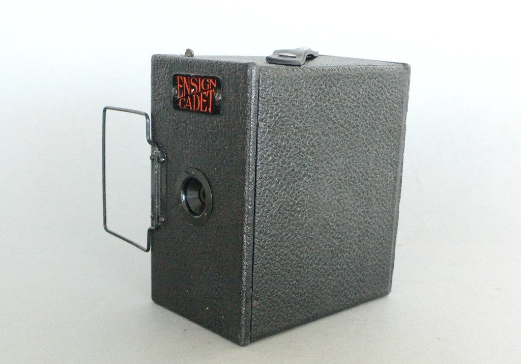 Houghton Butcher Ensign Cadet 127 roll Film Box Camera, Ophalen of Verzenden, Zo goed als nieuw, Compact, Overige Merken