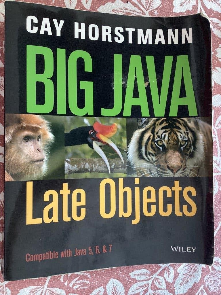 Big Java Late objects, Boeken, Ophalen, Gelezen, Hoger Onderwijs