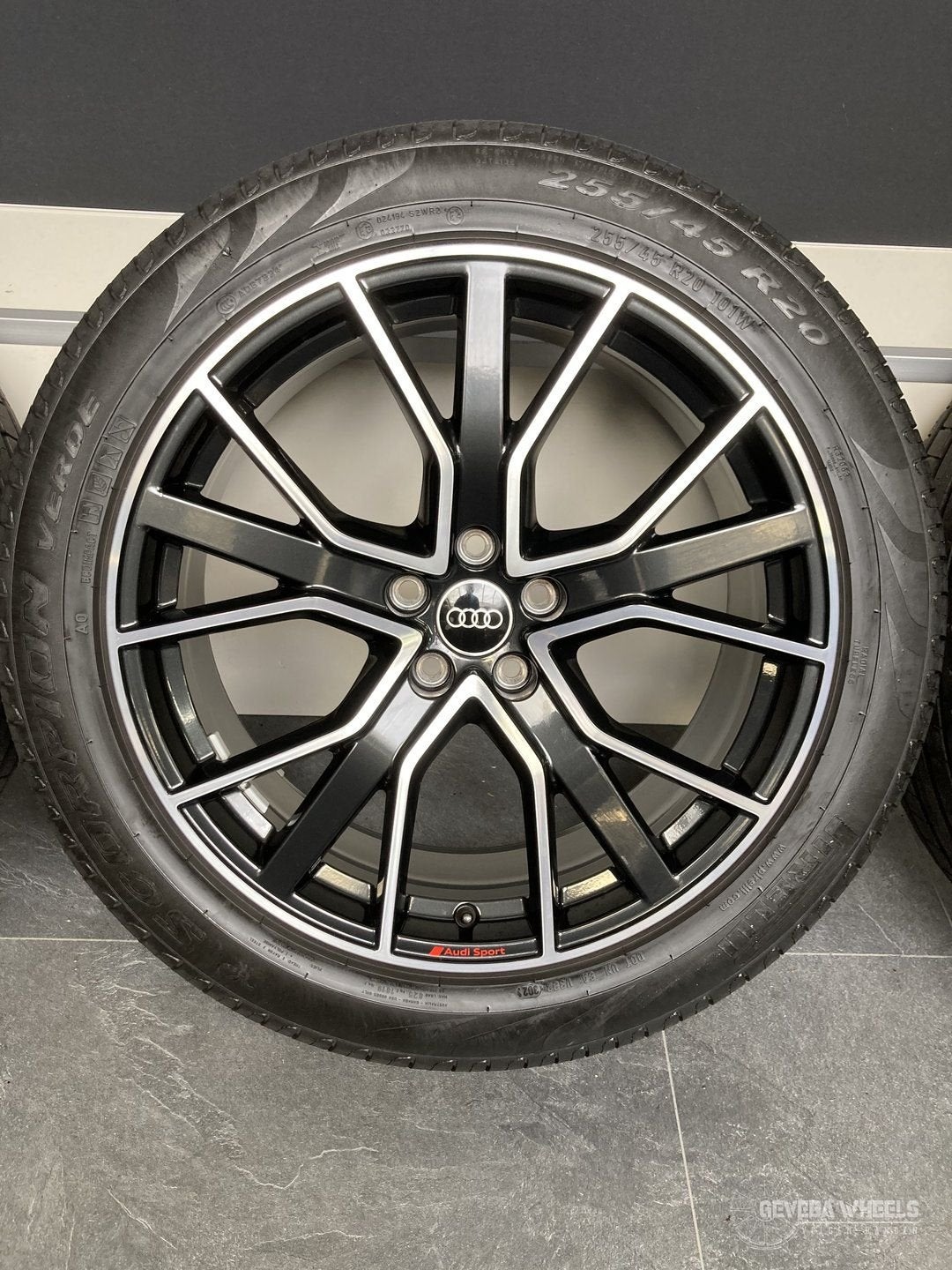 20” originele Audi Q5 / SQ5 velgen + zomerbanden 5x112   80A, Pneus et Jantes, 255 mm, Véhicule de tourisme, Pneus été