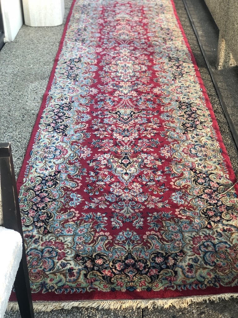 Perzisch loper / gangtapijt, Huis en Inrichting, Stoffering | Tapijten en Vloerkleden, Ophalen, Blauw