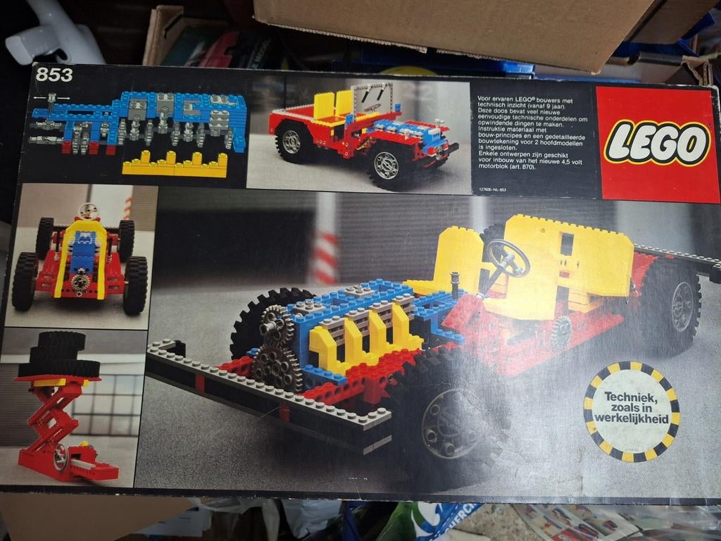Lego technic 853 auto chassis, Ophalen