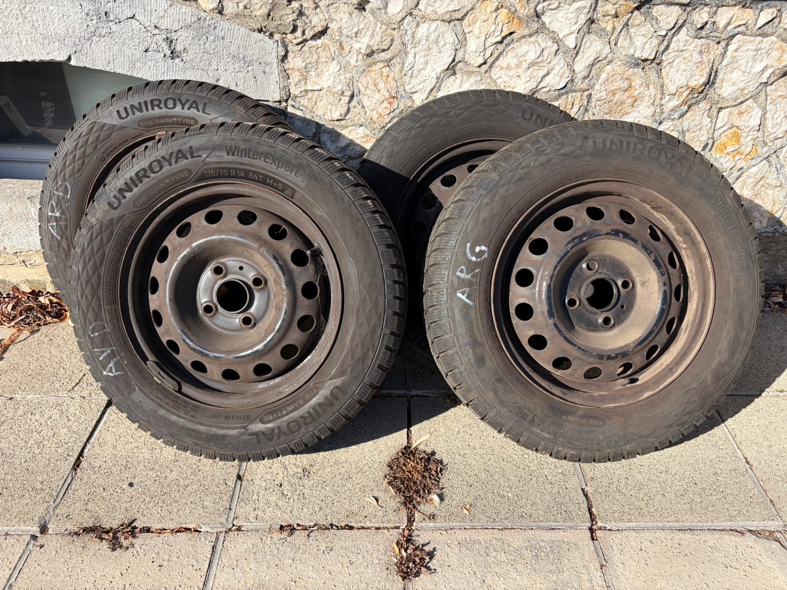 Jantes toles 175/70 r14, Autos : Pièces & Accessoires, 14 pouces, Pneus et Jantes, Pneus hiver, 175 mm
