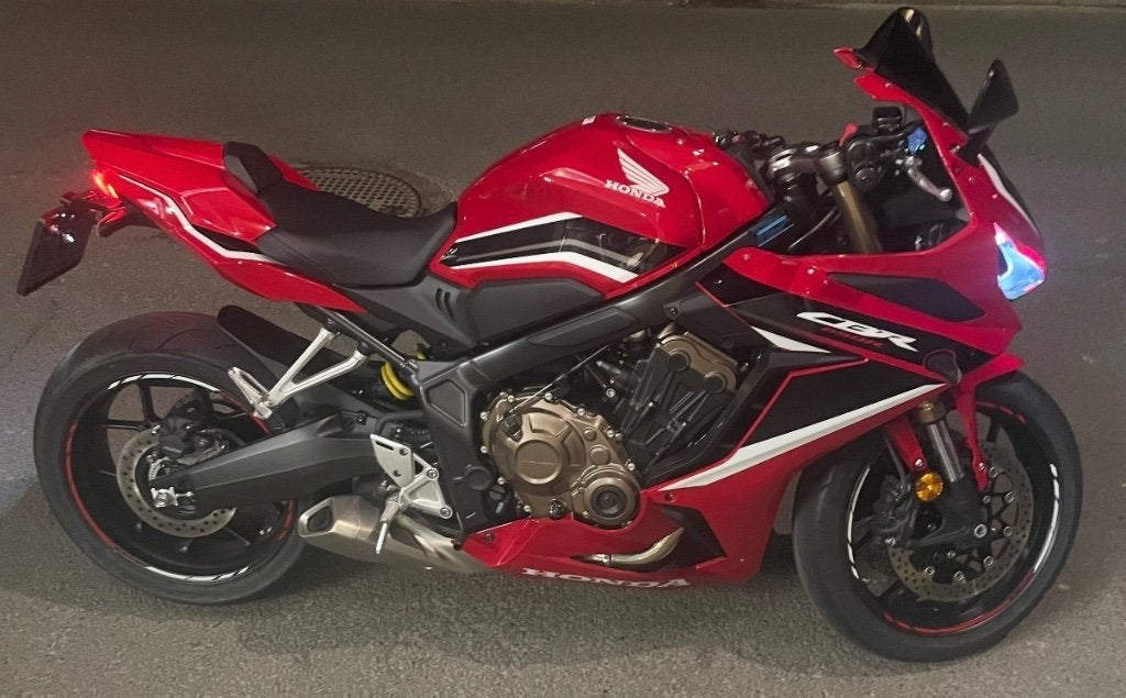 HONDA CBR650R - A2 - BJ 2021 - 4925 Km, Occasion, Permis Moto A2 minimum, 650 cm³, 4 cylindres