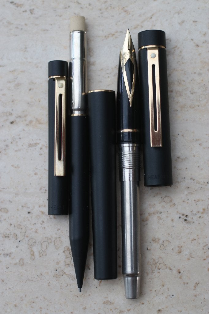 Nieuw SHEAFFER 18K gouden vulpen + targa 1030 vulpotlood pen, Ophalen of Verzenden, Vulpen, Sheaffer