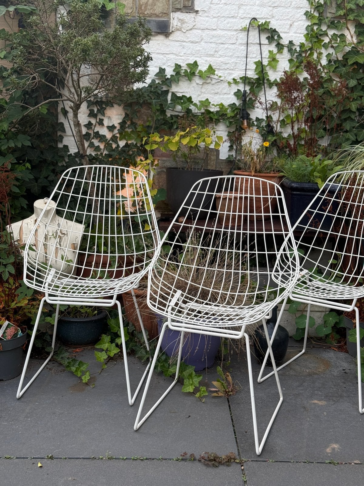 Cees Braakman wire chairs, Ophalen