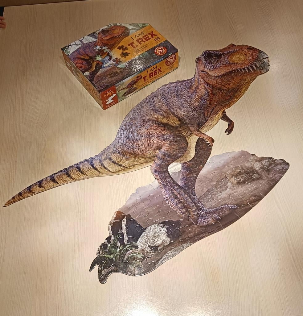 Maddcapp grote puzzel dinosaurus 100 stuks, Ophalen of Verzenden