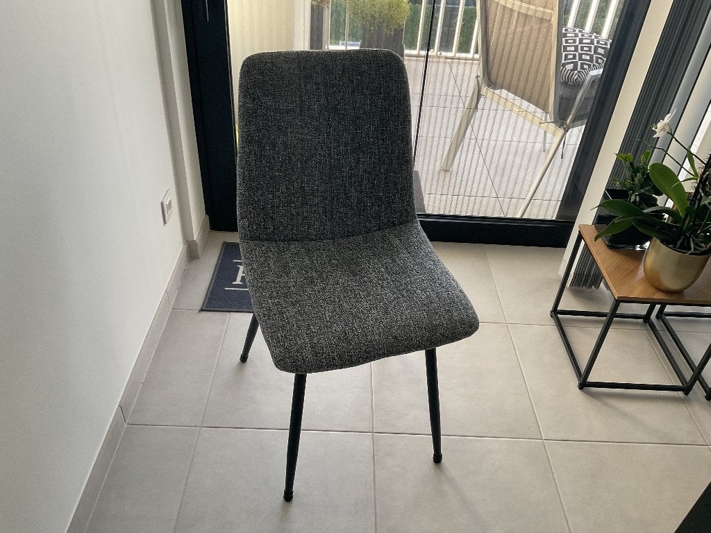stoelen, Gris, Comme neuf, Enlèvement, Cinq, Six Chaises ou plus