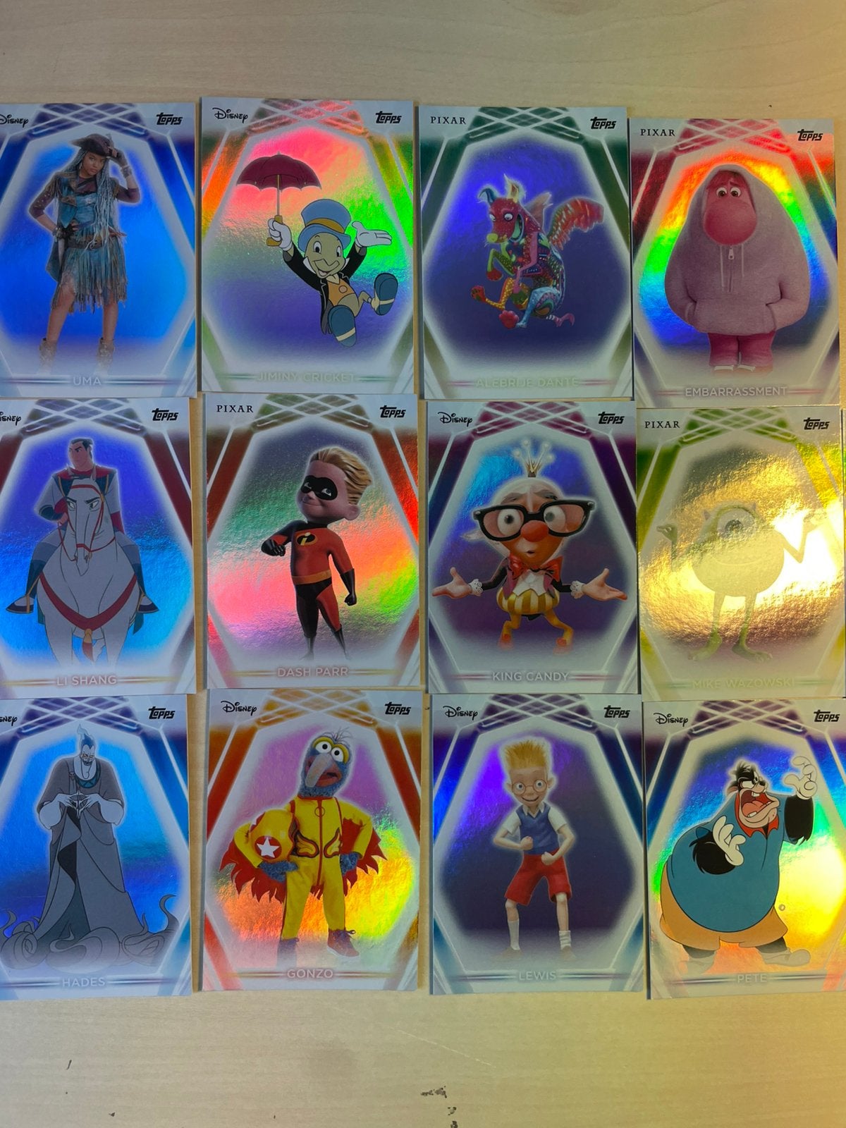 Disney Topps Neon 2026 – Holo Lot (15 kaarten), Ophalen of Verzenden