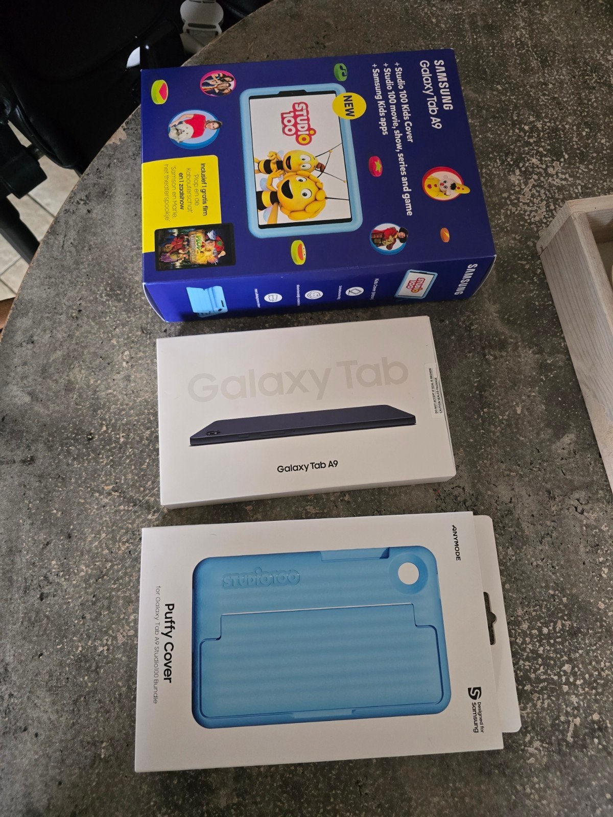 samsung galaxy tab a 9 studio 100, Ophalen