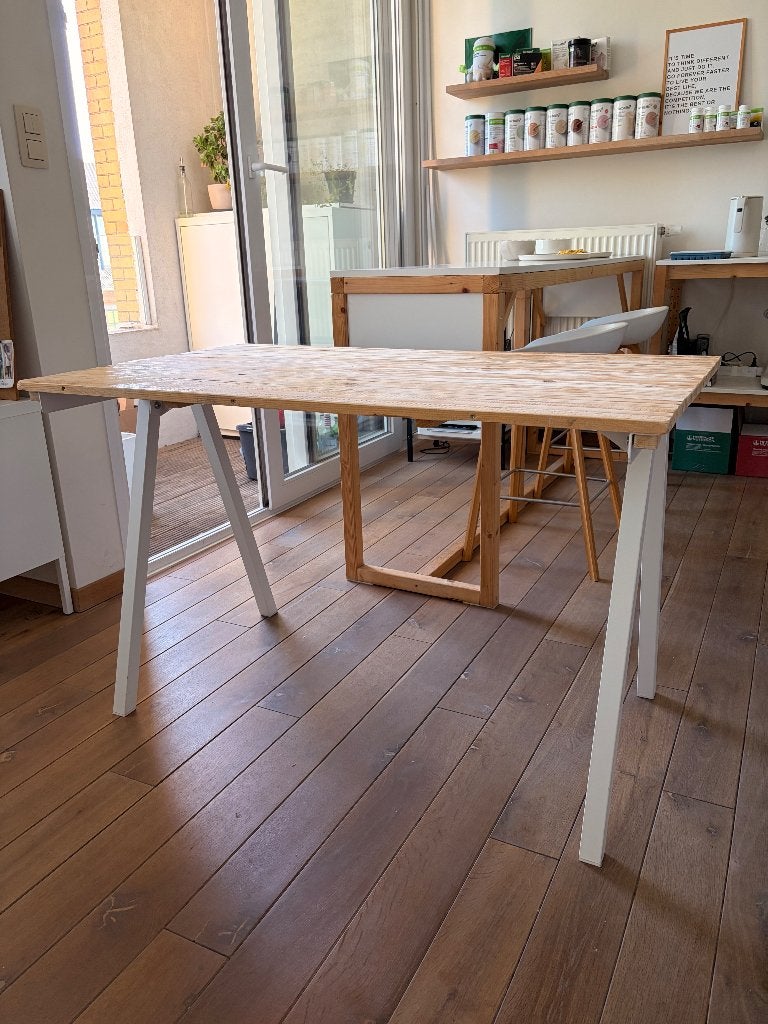 Custom-made Table, Maison & Meubles, Enlèvement, Comme neuf, Dessus de la table